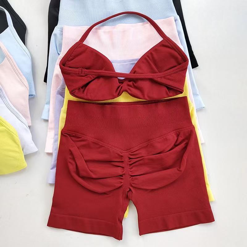Pilates Yoga Wear - Conjunto Esportivo HISTELLO para Mulheres, Top