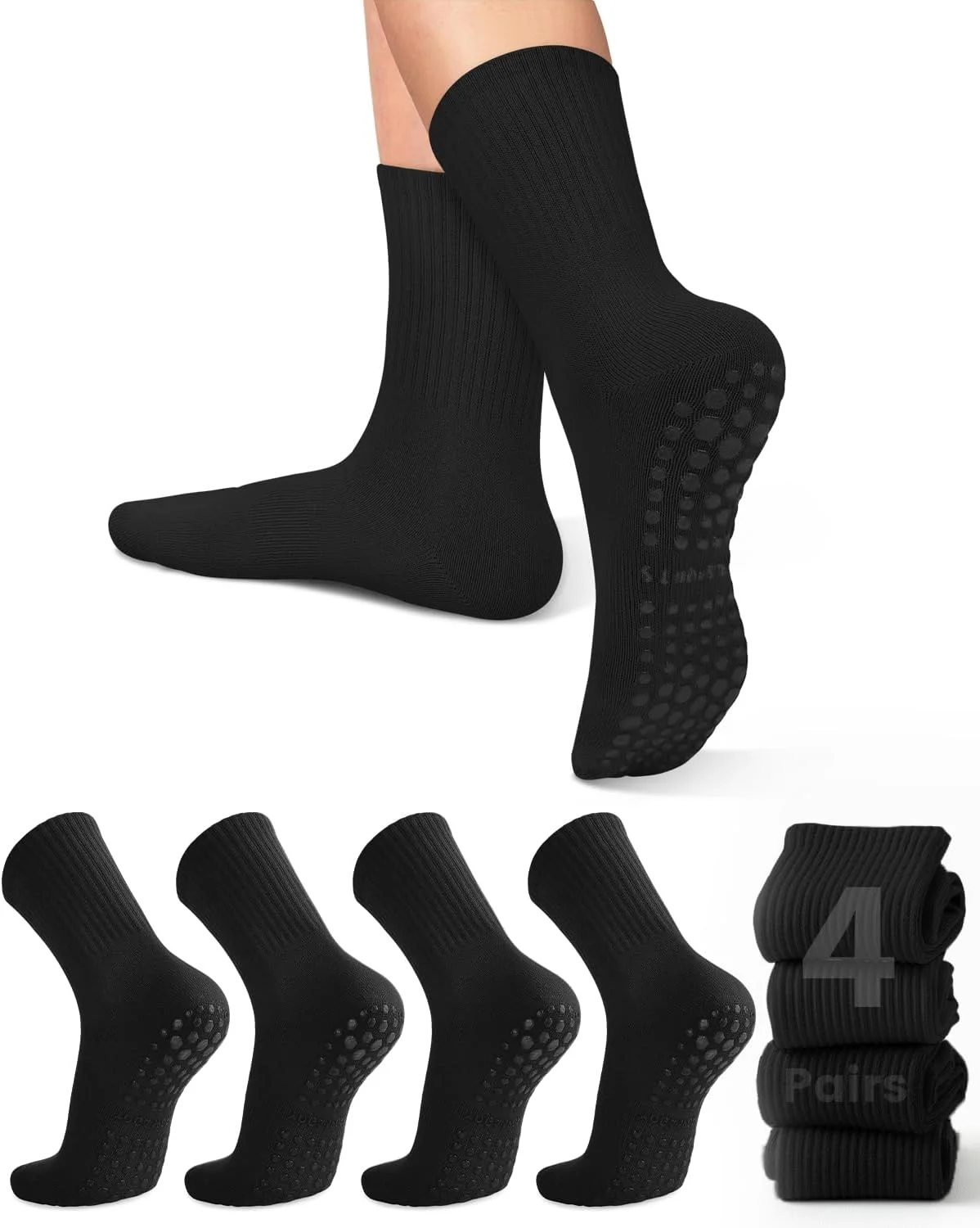 Pilates Is Yoga - 4 pares de meias femininas para