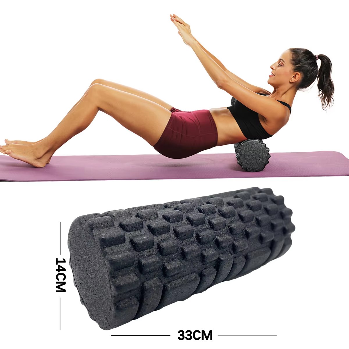 Pilates Yoga Ball - 30/33cm rolo de espuma de fitness