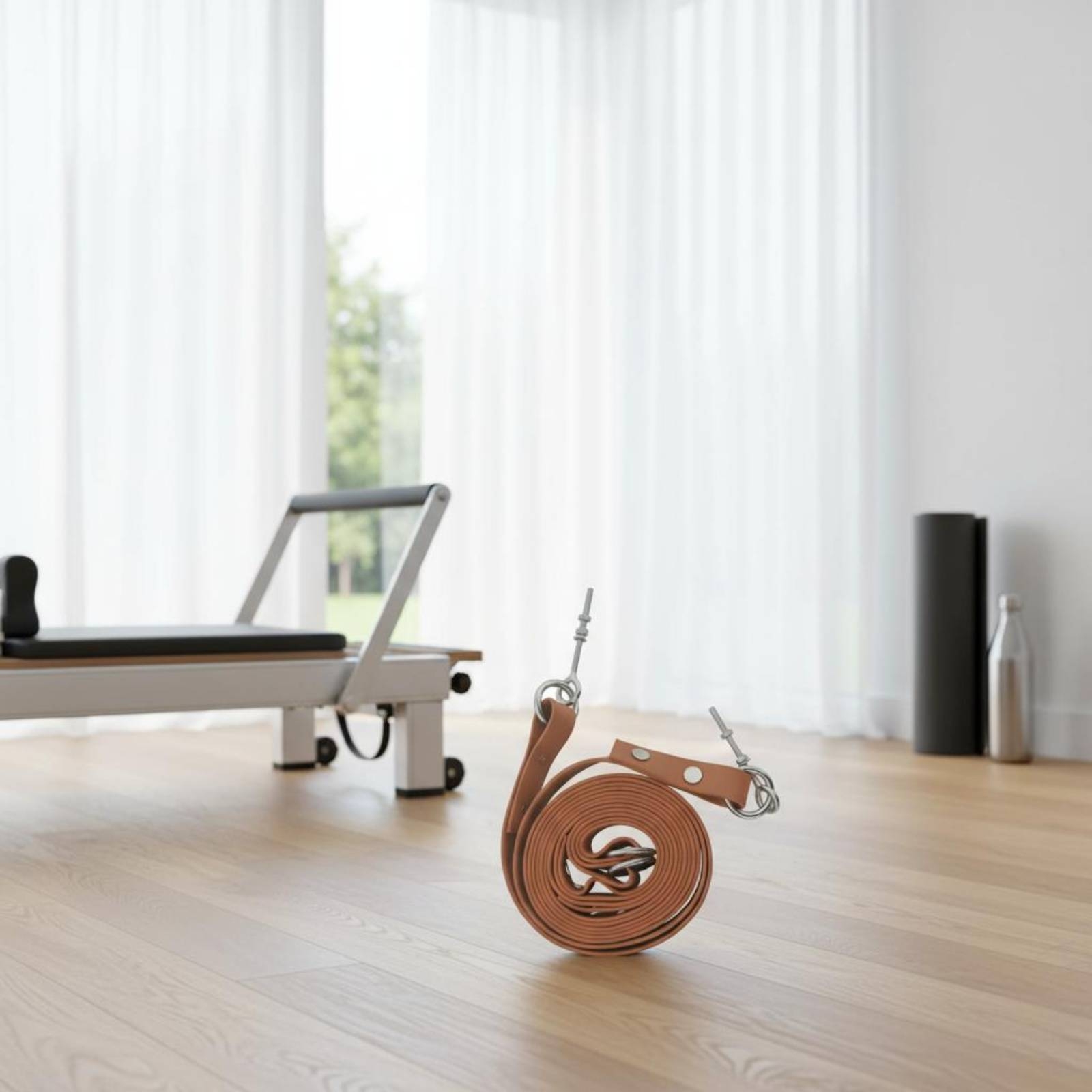 Pilates & Yoga Knokke - Cinta Dupla Reformer para Pilates: Confortável,