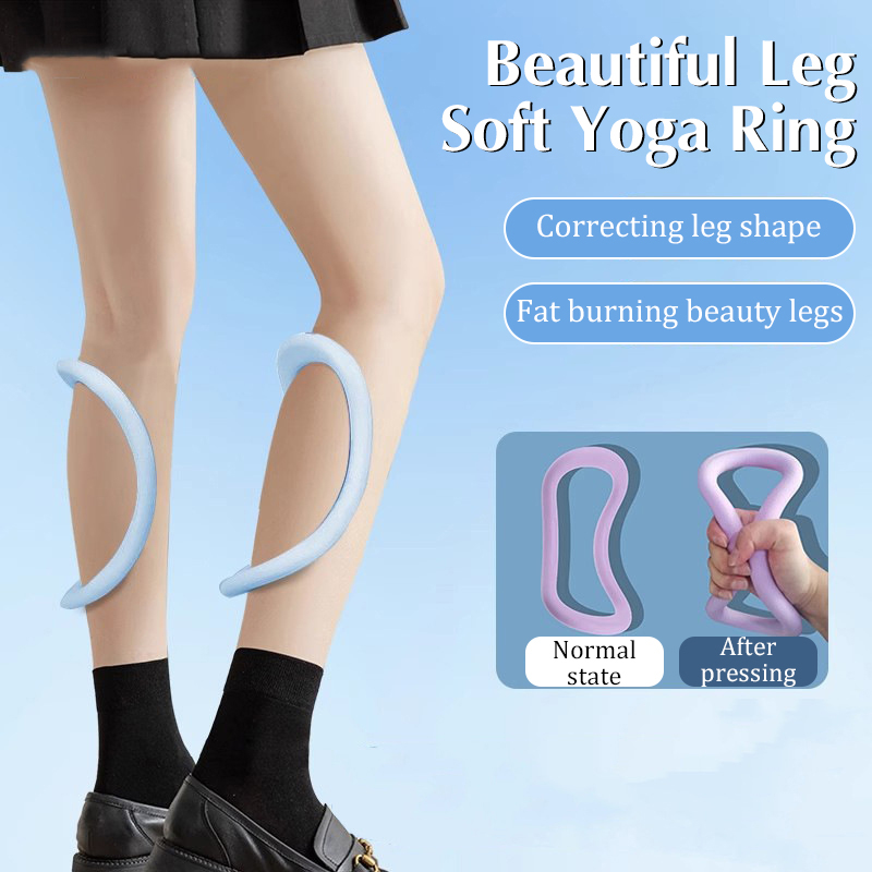 Pilates Yoga Ring - 1pc tpr macio fáscia estiramento fitness