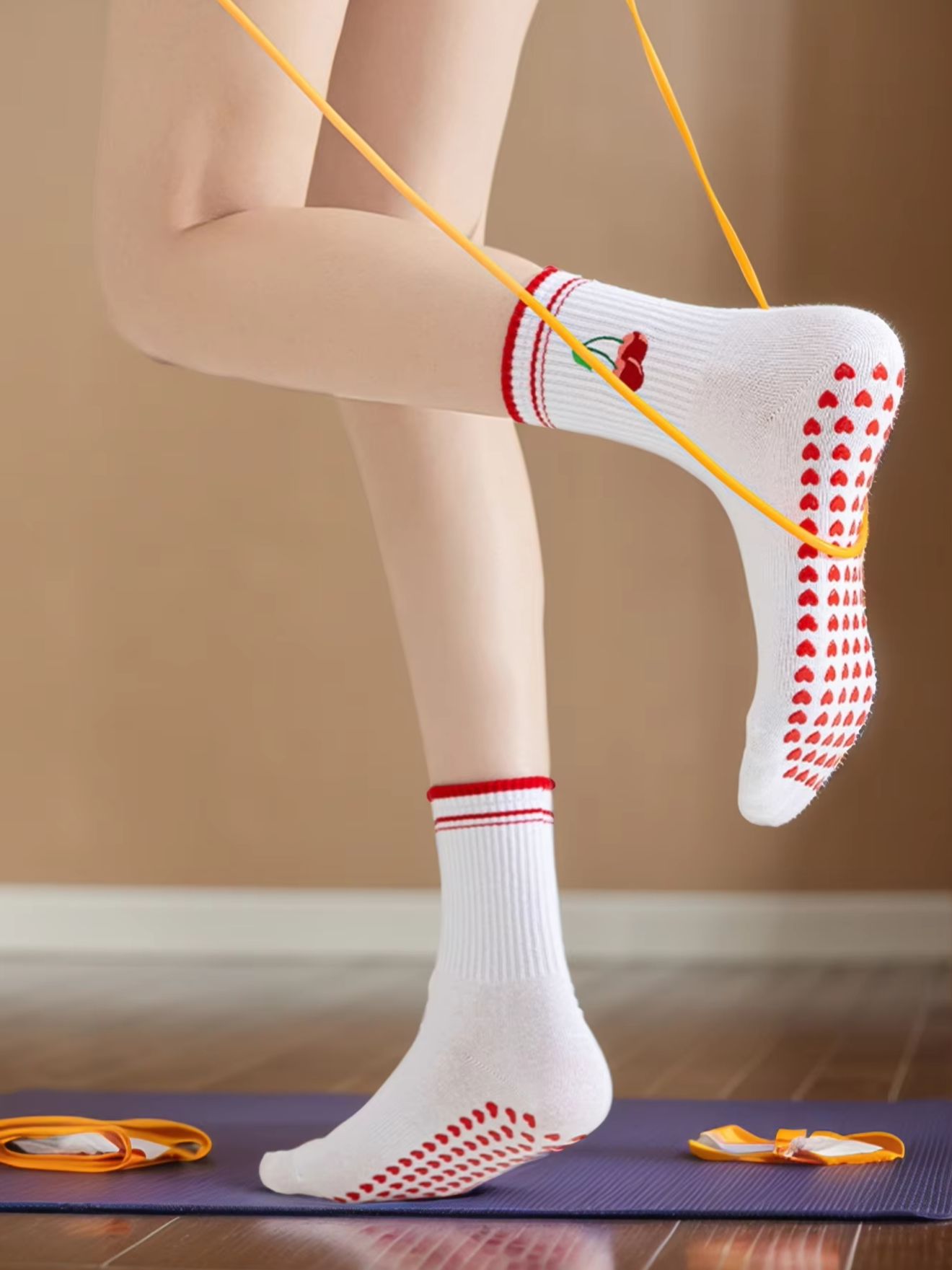 Pilates Is Yoga - 1 Par de Meias de Yoga