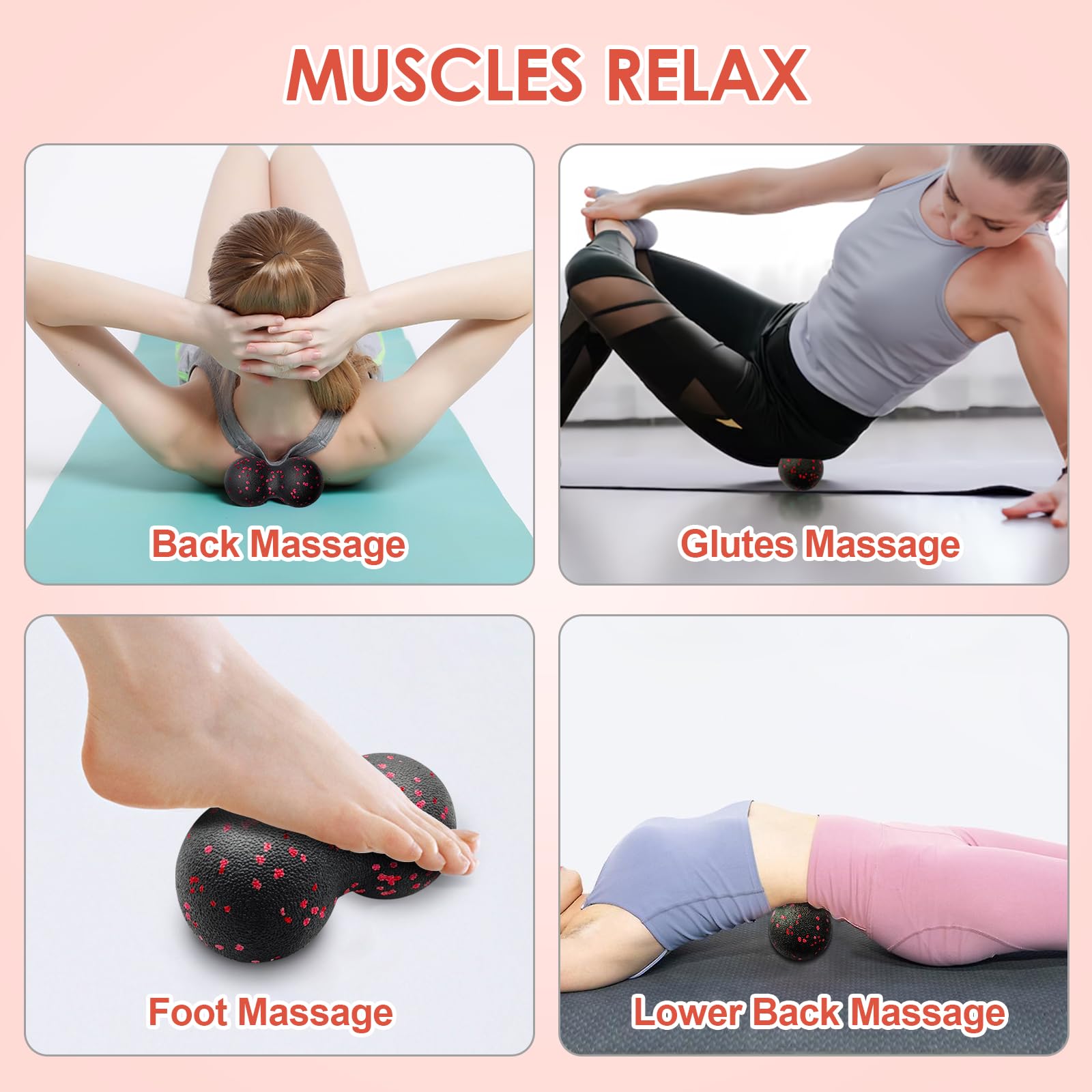 Rolo de massagem oco para ioga - Pilates Yoga Ball avaliação e preço