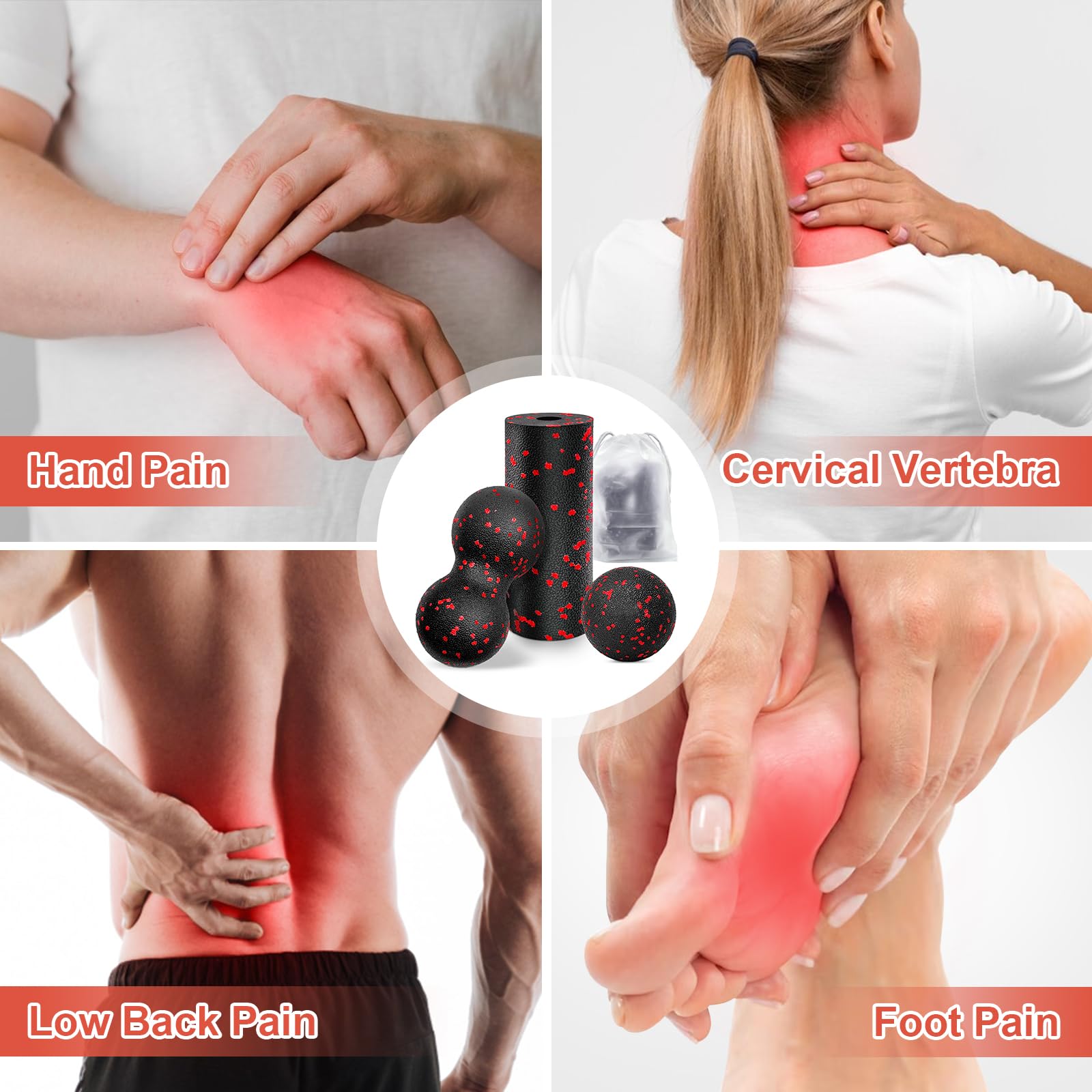 Rolo de massagem oco para ioga - Pilates Yoga Ball avaliação e preço