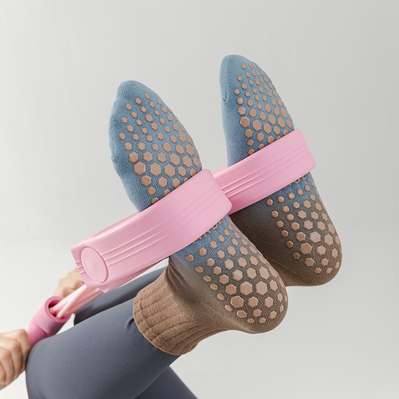 Meias de yoga de dois tons gra - Pilates Yoga Wear avaliação e preço